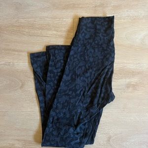 Lululemon align leggings. With patched hole.